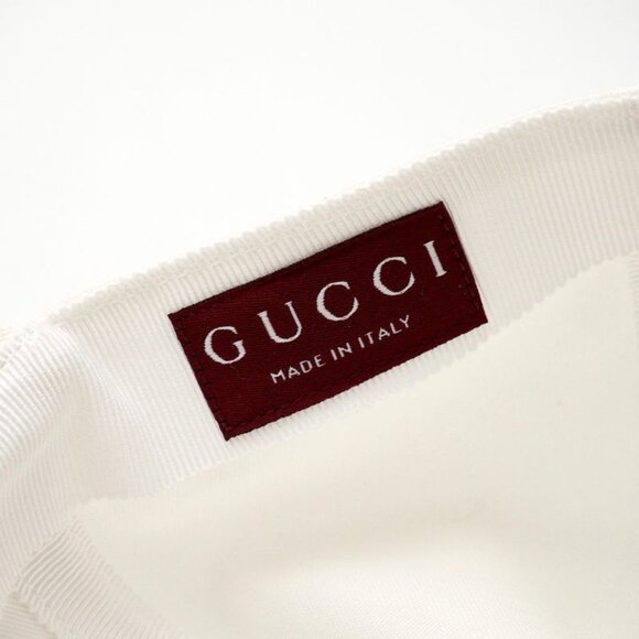Gucci Never Usedmade in 2024 Cap Size L 59 Logo Embroidery White main image 5